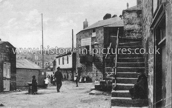 Street Scenes - Great Britain - England - Cornwall - St. Ives - On the ...