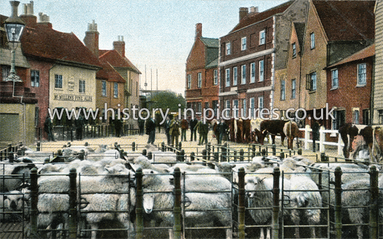 Street Scenes - Great Britain - England - Essex - Waltham Abbey - Old ...